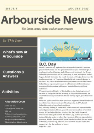 August Newsletter