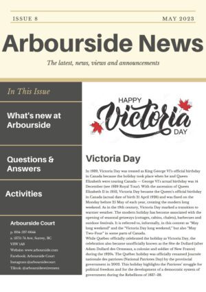 Arbourside newslettter