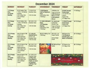 Arbourside December Calendar