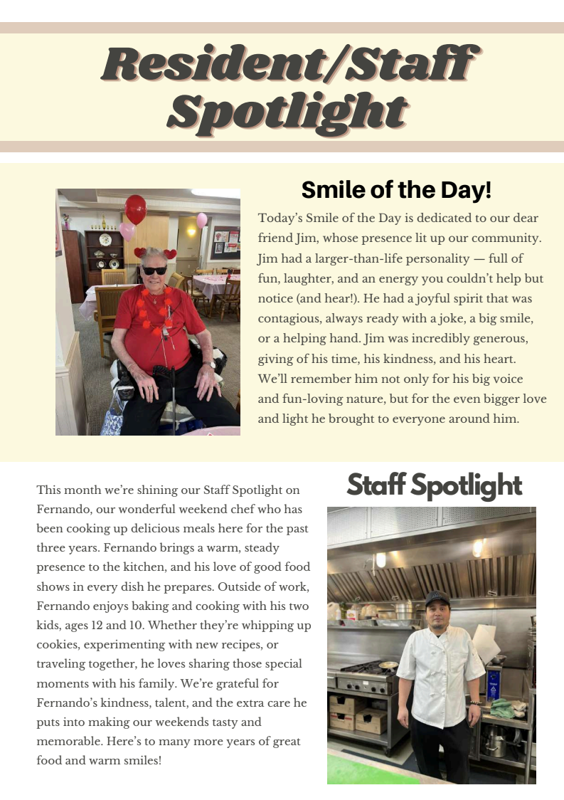 Arbourside Court August 2025 Newsletter